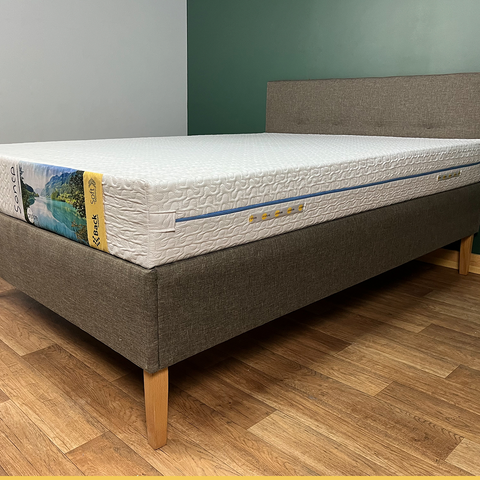 Colchon Sense puesto en cama individual. Onstore