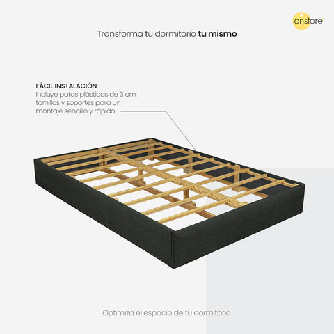 Base Para Cama Matrimonial Madera