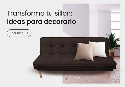 ¿Cómo decoro mi nuevo sillón?