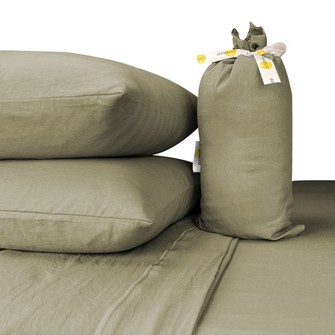 Juego de Sábanas Matrimonial Selectas Suavidad Premium 3500 hilos Onstore. Color beige incienso