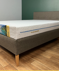 Colchon Sense puesto en cama individual. Onstore