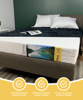 Colchon Sense puesto en cama individual. Onstore
