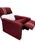 Sillón Reclinable Reposet Moderno Cómodo Resistente Futbol. Color rojo