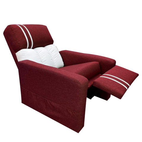 Sillón Reclinable Reposet Moderno Cómodo Resistente Futbol. Color rojo