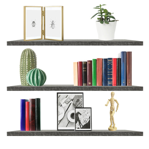 Set 3 Repisas Flotantes Modernas 48x14.5cm