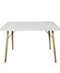 Mesa Moderna Minimalista estilo Eames  Onstore. Color blanco