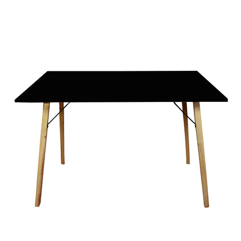Mesa Moderna Minimalista estilo Eames  Onstore. Color negro
