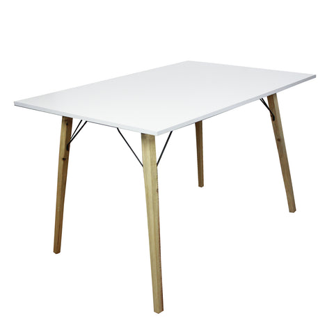Mesa Moderna Minimalista estilo Eames  Onstore. Color blanco