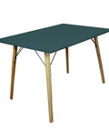 Mesa Moderna Minimalista estilo Eames  Onstore. Color azul marino