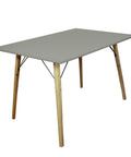 Mesa Moderna Minimalista estilo Eames  Onstore. Color gris