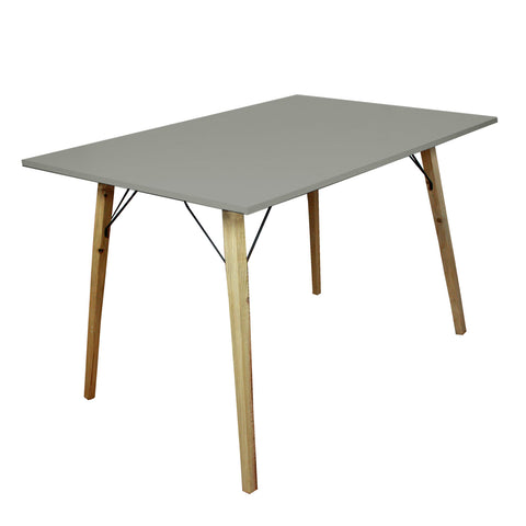 Mesa Moderna Minimalista estilo Eames  Onstore. Color gris