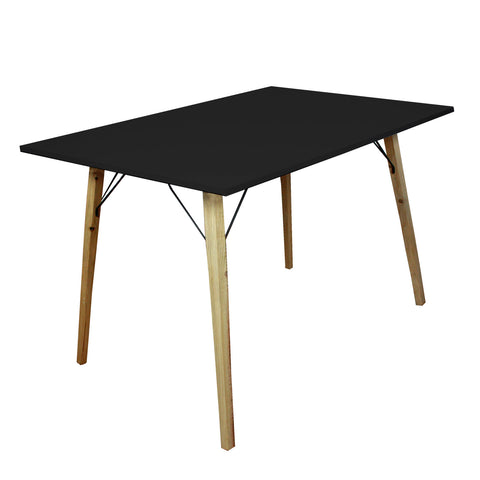 Mesa Moderna Minimalista estilo Eames  Onstore. Color negro