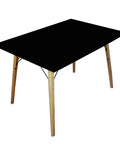 Mesa Moderna Minimalista estilo Eames  Onstore. Color negro