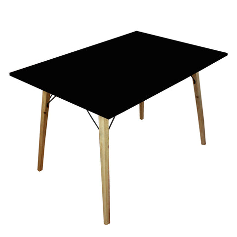 Mesa Moderna Minimalista estilo Eames  Onstore. Color negro