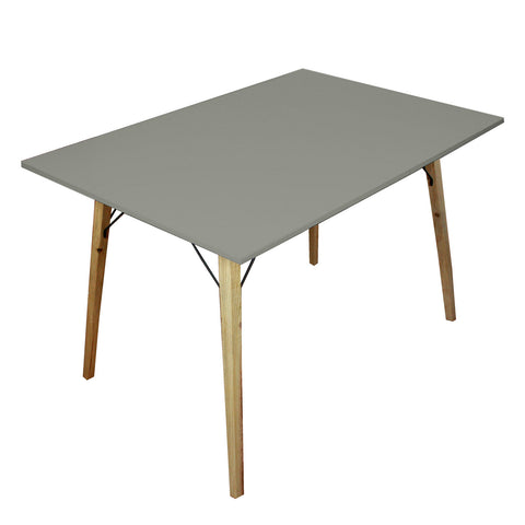 Mesa Moderna Minimalista estilo Eames  Onstore. Color gris