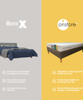 Comparativa de colchon marca X y marca onstore.