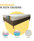 Colchon En Caja Sense Individual Onstore. Materiales de alta calidad