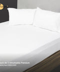 Almohada King Size Memory Foam 90cm x 40cm. 2 almohadas sobre colchon. Onstore