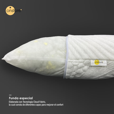 Set 2 Almohadas Premium Memory Foam Hybrid Cloud 90x40